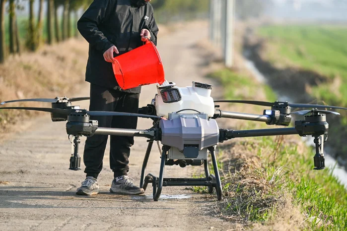 Drone spraying